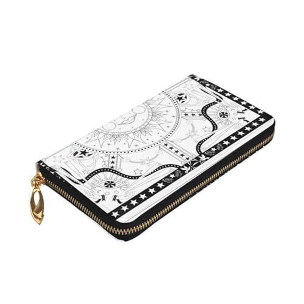5251 Long Clutch Wallet , Large PU Leather Wristlet | Waterproof